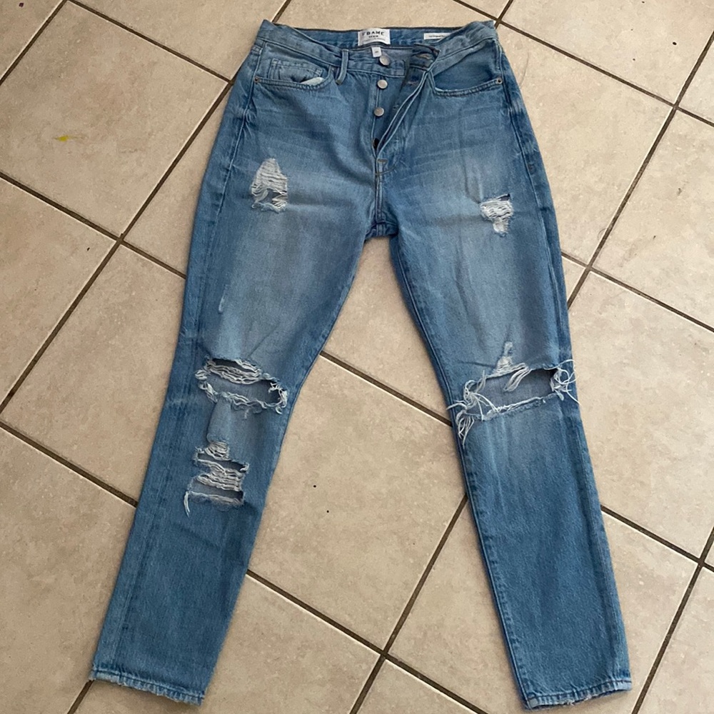 Distressed Skinny Jeans